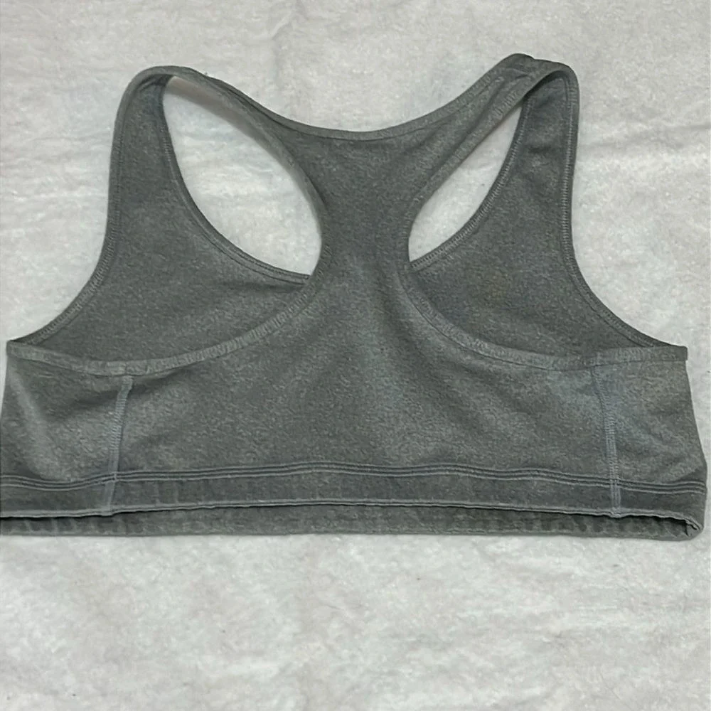 The North Face Athletic Racerback Sports‎ Bra Womens Size Large Grey